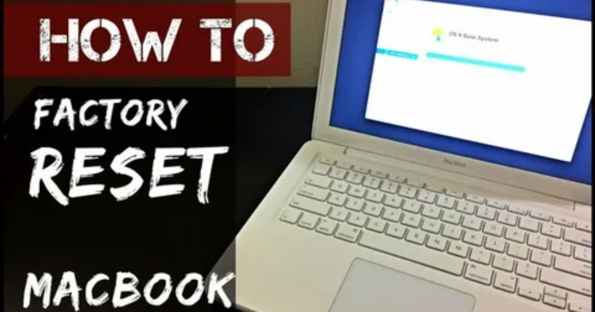 how to factory reset macbook pro​