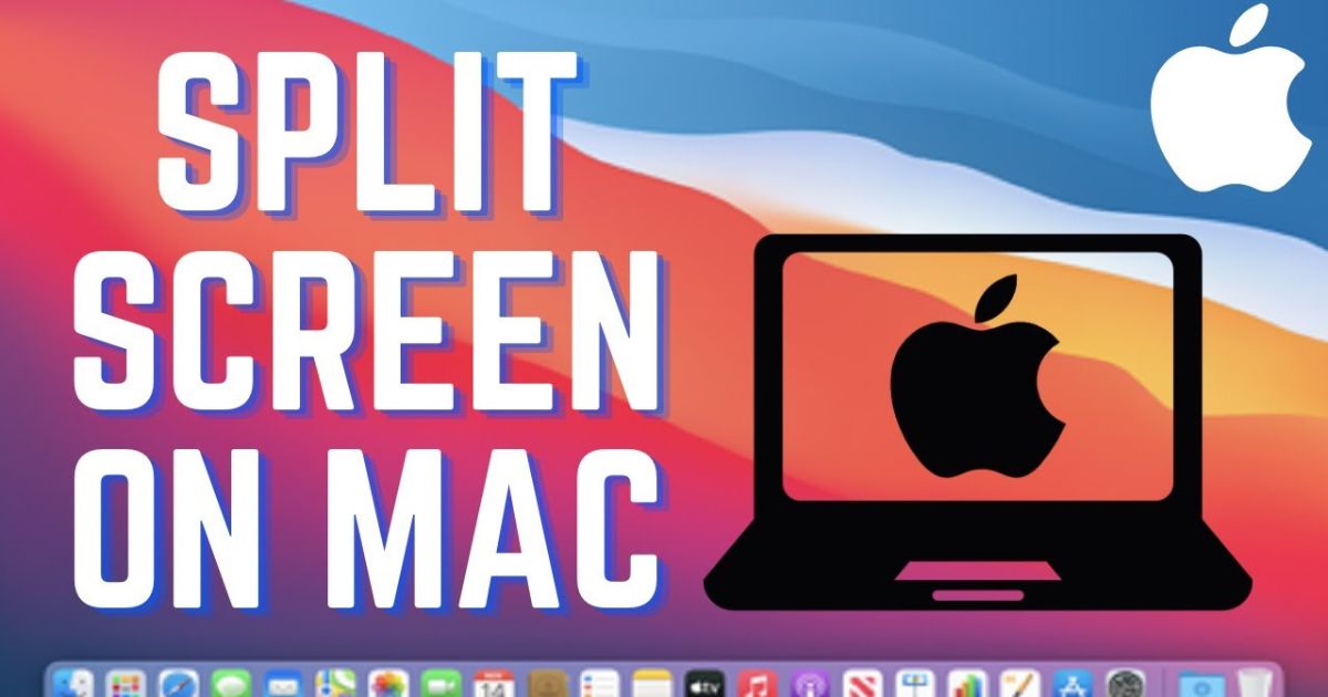 how to split a macbook screen